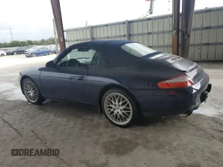2001 Porsche 911 with VIN WP0CA29961S653641, listed as a Copart auction lot 87375084 with 116,300 mi miles and Salvage title. Bid and sale history available at DreamBid. Image 2.
