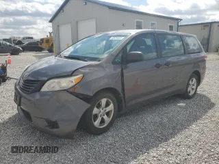 2012 Toyota Sienna with VIN 5TDZK3DC5CS279180, listed as a Copart auction lot 50034805 with 283,412 mi miles and Salvage Title. Bid and sale history available at carsss.com. Image 1.