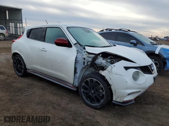 2014 Nissan Juke SL with VIN JN8AF5MV7ET365954, listed as a Copart auction lot 45328995 with 105,837 mi miles and Salvage Title. Bid and sale history available at carsss.com. Image 4.