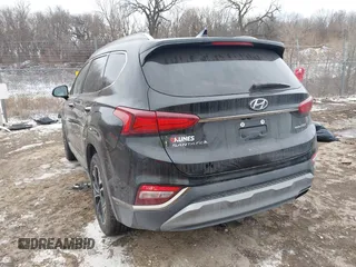 2020 Hyundai Santa Fe Limited with VIN 5NMS5CAA3LH250453, listed as a IAAI auction lot 41346692 with 87,876 mi miles. Bid and sale history available at carsss.com. Image 3.