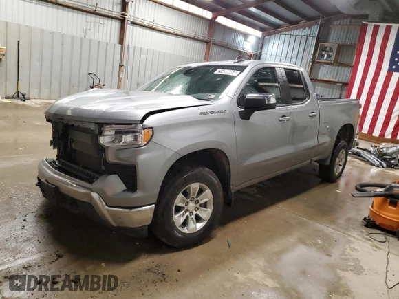 2024 Chevrolet Silverado 1500 LT with VIN 1GCRDDEDXRZ168929, listed as a Copart auction lot 71499664 with 21,978 mi miles and Clean Title. Bid and sale history available at DreamBid. Image 1.