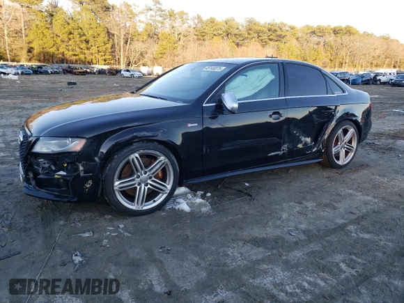 2010 Audi S4 Premium Plus with VIN WAUDGAFL9AA017716, listed as a Copart auction lot 45146875 with 0 mi miles and Salvage Title. Bid and sale history available at carsss.com. Image 1.