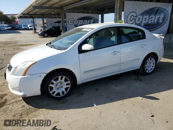 2012 Nissan Sentra S with VIN 3N1AB6AP3CL724479, listed as a Copart auction lot 54965635 with 187,971 mi miles and Salvage Title. Bid and sale history available at DreamBid. Image 1.