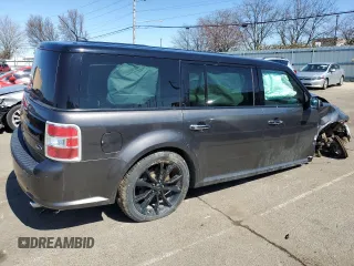 2017 Ford Flex SEL with VIN 2FMGK5C85HBA13680, listed as a Copart auction lot 49244985 with 138,825 mi miles and Salvage Title. Bid and sale history available at carsss.com. Image 3.