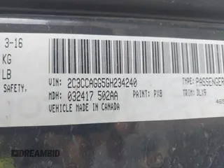 2016 Chrysler 300 with VIN 2C3CCAGG5GH234240, listed as a IAAI auction lot 41997629 with 158,081 mi miles. Bid and sale history available at carsss.com. Image 9.
