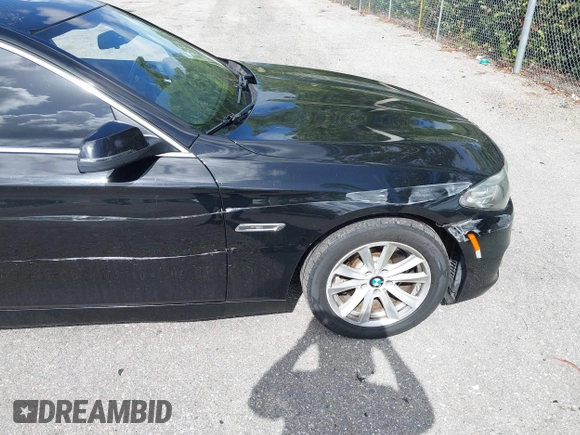 2015 BMW 5 Series 528i with VIN WBA5A5C57FD512845, listed as a IAAI auction lot 41954256 with 174,944 mi miles. Bid and sale history available at carsss.com. Image 6.