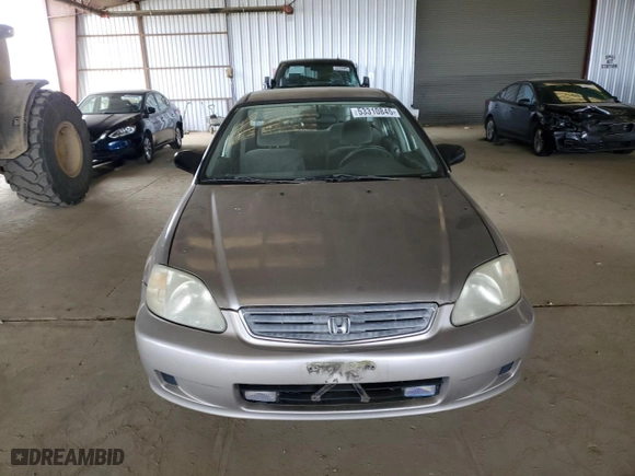 2000 Honda Civic LX with VIN 1HGEJ6671YL054252, listed as a Copart auction lot 53310845 with 215,222 mi miles and Clean Title. Bid and sale history available at carsss.com. Image 5.