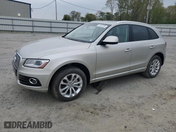 2016 Audi Q5 Premium with VIN WA1C2AFP1GA140896, listed as a Copart auction lot 51524295 with 0 mi miles and Salvage Title. Bid and sale history available at carsss.com. Image 1.