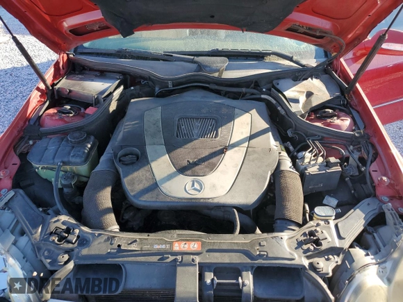 2007 Mercedes-Benz CLK 350 with VIN WDBTJ56H97F227410, listed as a Copart auction lot 44182255 with 211,780 mi miles and Salvage title. Bid and sale history available at DreamBid. Image 12.