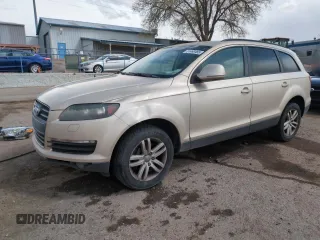 2007 Audi Q7 z VIN WA1AY74L77D038753, wystawiony jako Copart lot #51460465 z przebiegiem 185 878 mil mil oraz Szkoda całkowita • Salvage title. Historia ofert i sprzedaży dostępna na DreamBid. Obrazek 1.