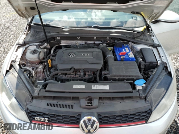 2016 Volkswagen Golf GTI SE with VIN 3VW5T7AU1GM008572, listed as a Copart auction lot 74086374 with 0 mi miles and Salvage Title. Bid and sale history available at carsss.com. Image 11.