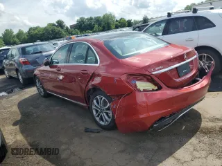 2018 Mercedes-Benz C 300 with VIN WDDWF4KB3JR416416, listed as a Copart auction lot 61609695 with 30,717 mi miles and Salvage title. Bid and sale history available at DreamBid. Image 2.