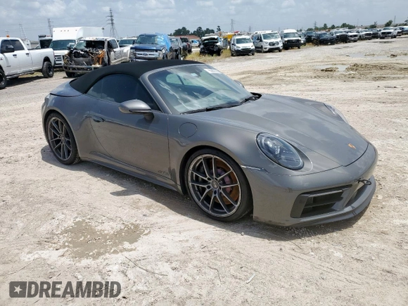 2023 Porsche 911 Carrera S with VIN WP0CB2A99PS247161, listed as a Copart auction lot 63862335 with 13,025 mi miles and Salvage title. Bid and sale history available at DreamBid. Image 4.