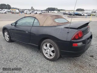 2001 Mitsubishi Eclipse GT with VIN 4A3AE85H31E023387, listed as a Copart auction lot 44310745 with 117,074 mi miles and Clean Title. Bid and sale history available at carsss.com. Image 2.