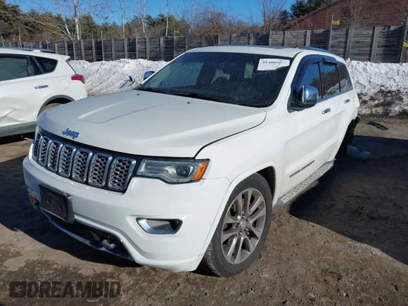 2017 Jeep Grand Cherokee Overland with VIN 1C4RJFCG5HC941289, listed as a IAAI auction lot 41406958 with 58,351 mi miles. Bid and sale history available at carsss.com. Image 17.