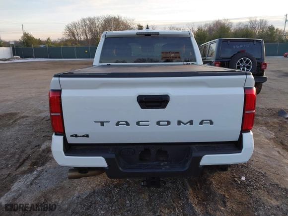 2024 Toyota Tacoma 4WD SR5 with VIN 3TMLB5JN4RM025976, listed as a IAAI auction lot 41073693 with 14,215 mi miles. Bid and sale history available at carsss.com. Image 16.