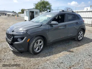 2023 Hyundai Kona SEL with VIN KM8K32AB3PU063278, listed as a Copart auction lot 51384745 with 10,461 mi miles and Salvage Title. Bid and sale history available at carsss.com. Image 1.