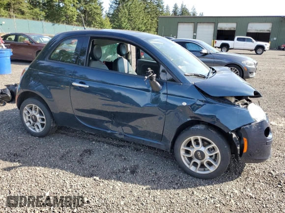 2014 FIAT 500 Pop z VIN 3C3CFFAR1ET165176, wystawiony jako Copart lot #53337245 z przebiegiem Nie podano mil oraz Szkoda całkowita • Salvage title. Historia ofert i sprzedaży dostępna na DreamBid. Obrazek 4.