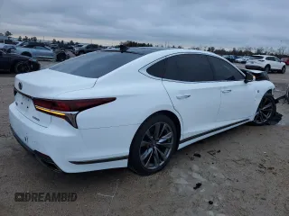 2018 Lexus LS with VIN JTHB51FF8J5000245, listed as a Copart auction lot 88164355 with 79,813 mi miles and Salvage Title. Bid and sale history available at carsss.com. Image 3.
