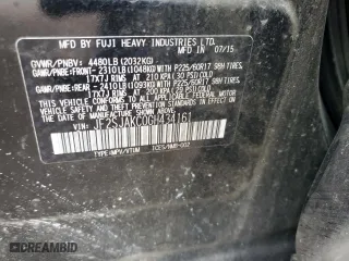 2016 Subaru Forester 2.5i Limited with VIN JF2SJAKC0GH434161, listed as a Copart auction lot 50446015 with 0 mi miles and Salvage Title. Bid and sale history available at carsss.com. Image 14.