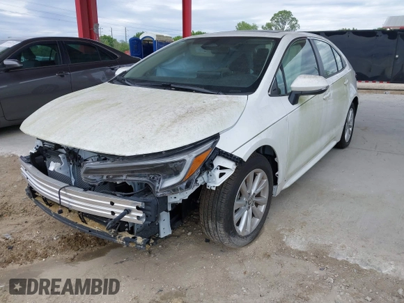 2023 Toyota Corolla Hybrid LE with VIN JTDBCMFE8P3012027, listed as a IAAI auction lot 41517460 with 4,424 mi miles. Bid and sale history available at carsss.com. Image 17.