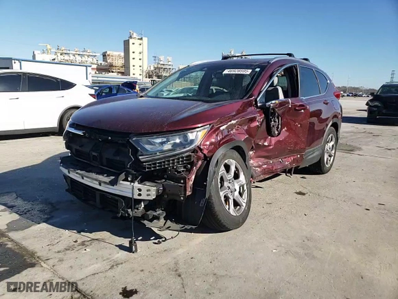 2018 Honda CR-V EX-L with VIN 7FARW1H85JE038370, listed as a Copart auction lot 46928595 with 67,276 mi miles and Salvage Title. Bid and sale history available at carsss.com. Image 11.