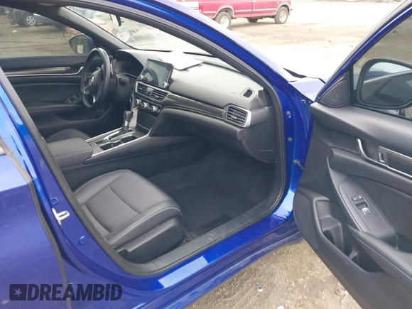 2019 Honda Accord Sport with VIN 1HGCV1F36KA076004, listed as a IAAI auction lot 42130414 with 75,689 mi miles and . Bid and sale history available at DreamBid. Image 5.