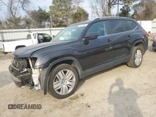 2019 Volkswagen Atlas 3.6L V6 SE w/Technology with VIN 1V2WR2CA5KC551721, listed as a Copart auction lot 47077685 with 38,242 mi miles and Salvage Title. Bid and sale history available at carsss.com. Image 1.