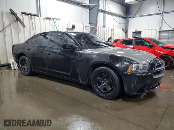 2012 Dodge Charger Police z VIN 2C3CDXAT4CH240370, wystawiony jako Copart lot #58941035 z przebiegiem 140 187 mil mil oraz Szkoda całkowita • Salvage title. Historia ofert i sprzedaży dostępna na DreamBid. Obrazek 4.