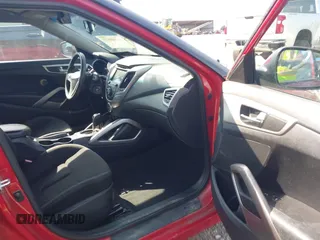 2013 Hyundai Veloster w/Gray Int with VIN KMHTC6AD8DU112810, listed as a IAAI auction lot 42144625 with 142,524 mi miles and . Bid and sale history available at DreamBid. Image 5.