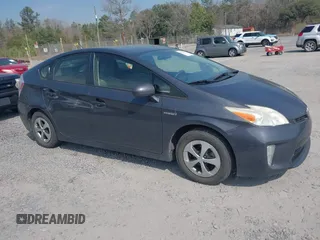 2013 Toyota Prius One with VIN JTDKN3DU1D5634256, listed as a IAAI auction lot 41695971 with 251,165 mi miles. Bid and sale history available at carsss.com. Image 1.