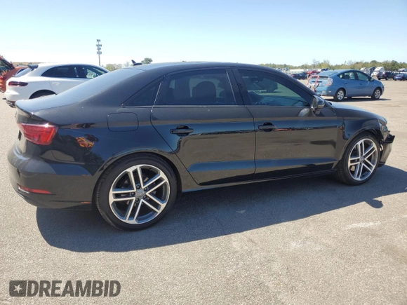 2020 Audi A3 Sedan Premium with VIN WAUAUGFFXLA098009, listed as a Copart auction lot 53214794 with 49,953 mi miles and Salvage Title. Bid and sale history available at carsss.com. Image 3.