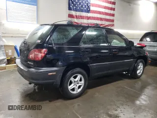 1999 Lexus RX 300 Luxury SUV with VIN JT6HF10UXX0070259, listed as a Copart auction lot 81838344 with 161,232 mi miles and Salvage Title. Bid and sale history available at carsss.com. Image 3.