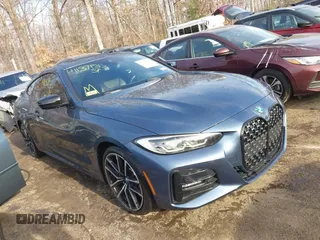 2021 BMW 4 Series 430i xDrive z VIN WBA73AP06MCF80778, wystawiony jako IAAI lot #41137135 z przebiegiem 37 651 mil mil oraz . Historia ofert i sprzedaży dostępna na DreamBid. Obrazek 1.