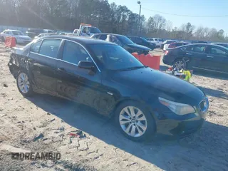 2005 BMW 5 Series 545i with VIN WBANB33515B089725, listed as a IAAI auction lot 41504335 with 117,657 mi miles and . Bid and sale history available at carsss.com. Image 1.