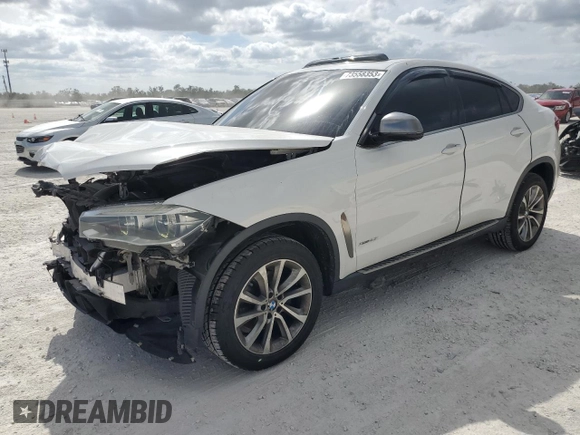 2015 BMW X6 xDrive35i with VIN 5UXKU2C51F0N76753, listed as a Copart auction lot 73558353 with 66,019 mi miles. Bid and sale history available at carsss.com. Image 1.