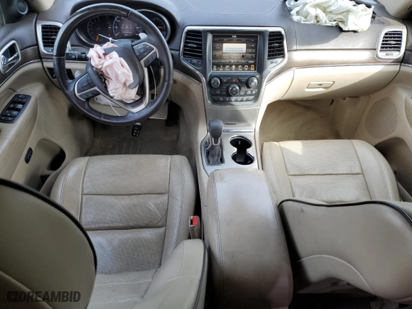 2017 Jeep Grand Cherokee Overland with VIN 1C4RJECG3HC723653, listed as a Copart auction lot 47365725 with 63,827 mi miles and Salvage Title. Bid and sale history available at carsss.com. Image 8.