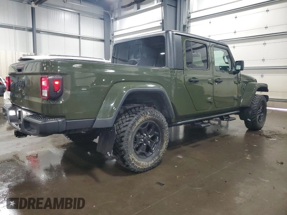 2021 Jeep Gladiator Willys z VIN 1C6HJTAG4ML615353, wystawiony jako Copart lot #59330675 z przebiegiem 40 353 mil mil oraz Szkoda całkowita • Salvage title. Historia ofert i sprzedaży dostępna na DreamBid. Obrazek 3.