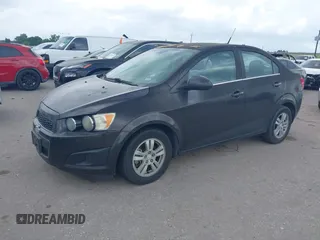 2013 Chevrolet Sonic LT with VIN 1G1JC5SH3D4255079, listed as a IAAI auction lot 42167910 with Not Provided miles and . Bid and sale history available at DreamBid. Image 2.