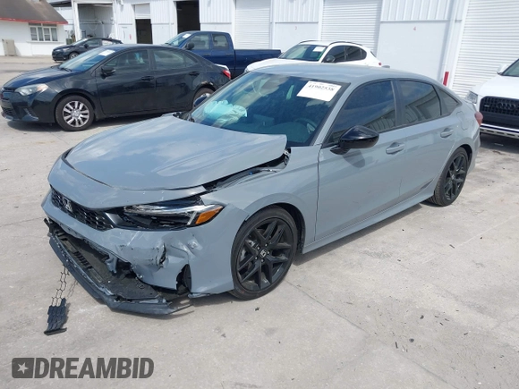 2025 Honda Civic Sport with VIN 2HGFE2F57SH571849, listed as a IAAI auction lot 41902538 with 869 mi miles and . Bid and sale history available at DreamBid. Image 2.