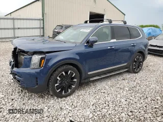 2024 Kia Telluride SX Prestige с VIN 5XYP5DGC1RG444194, выставлен на аукционе Copart как лот 56537315 с пробегом 35 302 миль миль и Списание • Salvage title. История ставок и продаж доступна на DreamBid. Изображение 1.