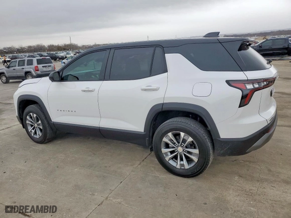 2025 Chevrolet Equinox FWD LT with VIN 3GNAXHEG3SL261219, listed as a Copart auction lot 47646205 with 696 mi miles and Salvage Title. Bid and sale history available at carsss.com. Image 2.