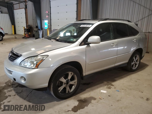 2006 Lexus RX 400h with VIN JTJHW31U360012377, listed as a Copart auction lot 62875815 with 182,551 mi miles and Clean title. Bid and sale history available at DreamBid. Image 1.