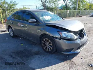 2019 Nissan Sentra SV with VIN 3N1AB7AP2KY445046, listed as a IAAI auction lot 41772474 with 109,105 mi miles and . Bid and sale history available at carsss.com. Image 1.