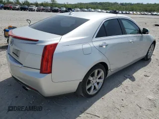2013 Cadillac ATS with VIN 1G6AA5RA4D0179257, listed as a Copart auction lot 54173405 with 197,717 mi miles and Salvage title. Bid and sale history available at DreamBid. Image 3.