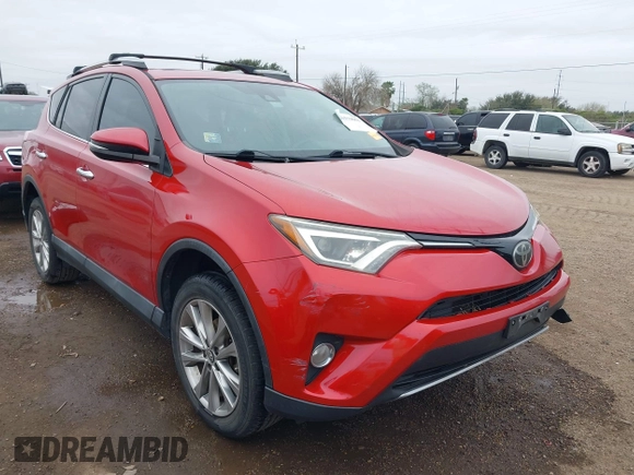 2017 Toyota RAV4 Limited with VIN 2T3YFREVXHW395998, listed as a IAAI auction lot 41579053 with 99,858 mi miles. Bid and sale history available at carsss.com. Image 1.