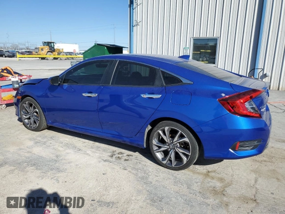 2020 Honda Civic Sedan Touring with VIN 19XFC1F95LE000309, listed as a Copart auction lot 48417295 with 55,603 mi miles and Salvage Title. Bid and sale history available at carsss.com. Image 2.