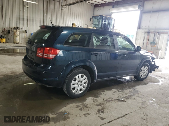 2013 Dodge Journey American Value with VIN 3C4PDCAB0DT734263, listed as a Copart auction lot 54255005 with Not Provided miles and Salvage Title. Bid and sale history available at DreamBid. Image 3.