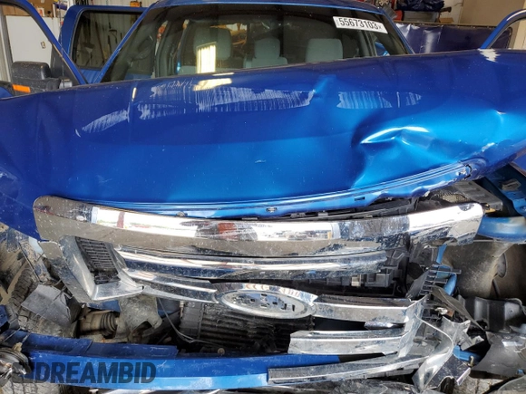 2012 Ford F-150 XL with VIN 1FTFW1ET5CFA59595, listed as a Copart auction lot 55673103 with Not provided miles and Salvage title. Bid and sale history available at DreamBid. Image 11.