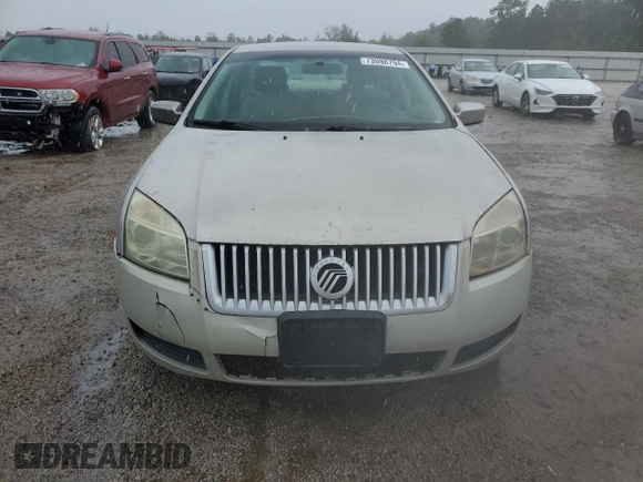 2008 Mercury Milan with VIN 3MEHM07138R649873, listed as a Copart auction lot 73098794 with 297,898 mi miles and Salvage title. Bid and sale history available at DreamBid. Image 5.